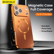 BKWHALE Magnetic Phone Case For iPhone 17 16 15 14 Pro Max iPhone17 iPhone16 Pro Max ip15 thin matte