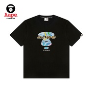 Aape Flagship Store Men's Clothing 25 Spring Summer Ape-Man Camouflage Printed Letters Trendy Short-