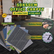 50x50CM Non-Slip Carpet Tiles Noise Reducing Floor Mat for Office, Bedroom & Living Room Karpet Lant