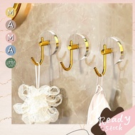 Wall Hook Self Adhesive Hooks 3M Tape sticky Hook Wall Hangers Hooks Acrylic Luxury Durable Traceles