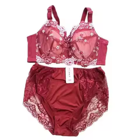 Bra Set Lingerie Bras For Women Underwear Sets Intimates Embroidery Plus Size Clothing 2 Piece Bra B