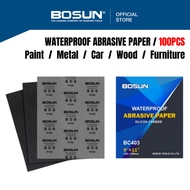 Bosun Waterproof Abrasive Paper / #60 - #2000 - 1Pack 100Pcs