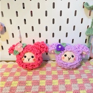 Knitted sheep hanger/ sheep Keychain sheep crochet/ganci sheep/gancidomb