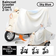 WANSLO | Rain & Storm Protection Long Waterproof Jacket for E-bike Motorbike