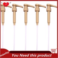 [OnLive] 5 Pcs Coffee Milk Tea Dispenser Syrup Pump Black Liquid Dispenser for  Syrup 8Ml Juice Bott