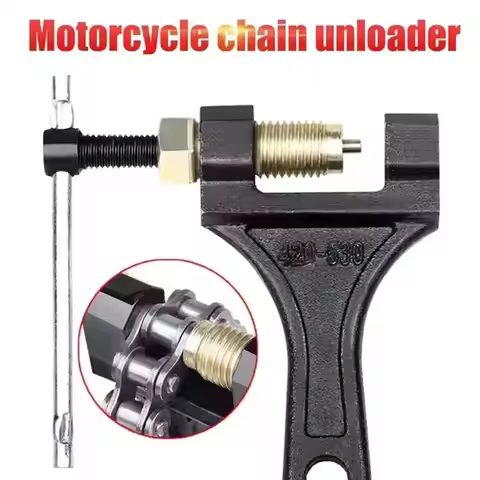 420 428 520 530 Motorcycle Chain Breaker Link Removal Splitter Motor Chain Cutter Riveting Tool 420-