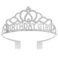 Crystal crown BIRTHDAY GIRL birthday party girl crown(ready stock)