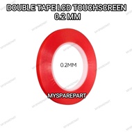 MERAH DOUBLE TAPE RED 2MM DOUBLE TAPE FOAM 0.2M RED LCD TOUCHSCREEN/LEM