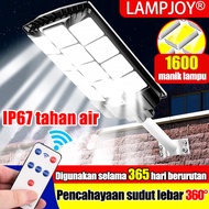 0 tagihan listrik LAMPJOY lampu tenaga surya tahan 24 jam 84LED 124COB IP69 tahan air led super tera