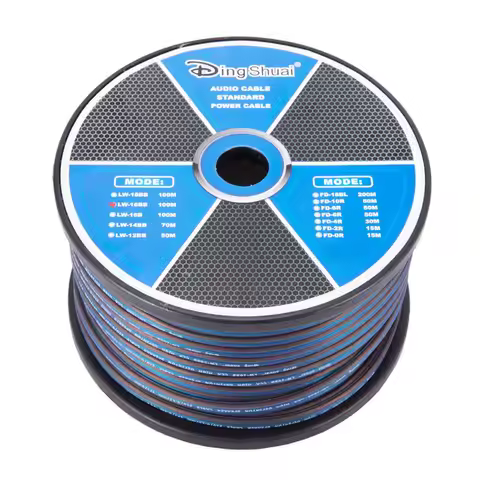 Dingshuai Car Audio Modified Speaker Wire International Standard Package Duplex Copper-Clad Aluminum