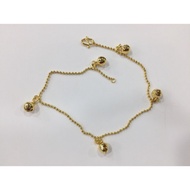 Gelang kaki colour gold