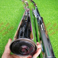 Pô wave 110 móc nỉ hơi chữ honda và pô chưa móc tiếng êm lắp các đời wave 2002 2004 wave thái 100 11