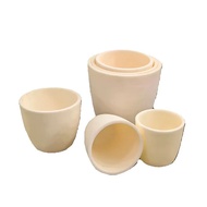 1pc Lab 5ml to 750ml Corundum Crucible 99% Alumina Ash Crucible without Cover for Experiment