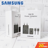 Samsung 15 Watt Type C to Type C Fast Charging Charger for A24 A14 A02S A03S A04E A13 A23 A8 2018 A9