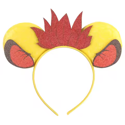Cute 3.3'' Sequin Mouse Ears Headband Boys Hairband Women Festival Party Head Wear Decoration Girls 
