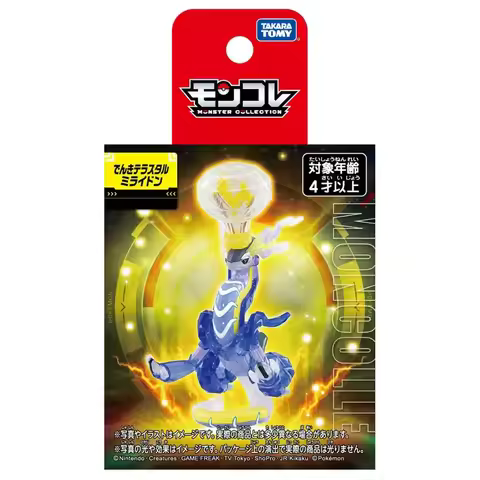 6 New Original TAKARA TOMY Terastal Pokemon Figures Miraidon Koraidon Ceruledge Armarouge Translucen