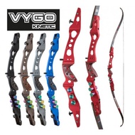 KINETIC VYGO 25" CNC RECURVE RISER WITH BLACK WEIGHT