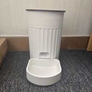 Pet feeder 🐶🐱智能定時自動餵食器 毛孩推介🆕 寵物狗狗貓咪智能USB插頭自動定時定量寵物餵食器 2.7L 白色