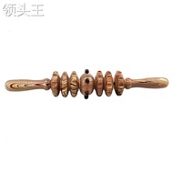 Manufacturer Wooden Nine-Wheel Pattern Manual Massager Wooden Nine-Wheel Back Abdomen Massager Ready
