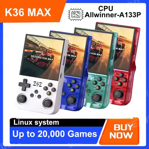 K36 Max Open Source Retro Video Handheld Game Console Emulator Potatil Gaming Consola 10000+ Games B