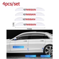 [Ready Stock] 4pcs/set NissanTransparent Car Door Anti-Collision Bumper Strip Door Edge Protector Getah Anti Calar Pintu Kereta Car Accessories for Nissan Almera Livina Navara Sylphy Serena Teana X-Trail Car Styling Accessories