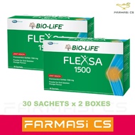 MEGA Bio-Life Flexsa 1500 (Glucosamine sulfate) 30s x 2 (TWIN) EXP:08/2025