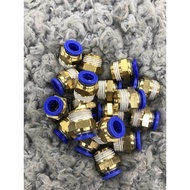 1/4male wire to 8mm quick plug connector