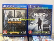 （中古二手）PS4遊戲 地鐵大全集 戰慄深隧 流亡 METRO REDUX + Metro Exodus 包含《地鐵2033重製版》和《地鐵最後曙光重製版》和 Metro Exodus 三部作品）