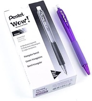 Pentel Wow Mechanical Pencil, 0.5mm, Violet Barrel, Box of 12 (AL405V)