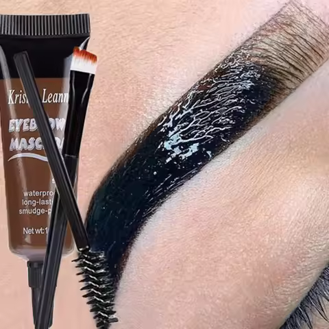Professional Eyebrow Enhancers Cream Women Natural Liquid Dyeing Eyebrow Set Brow Tattoo Pigments La