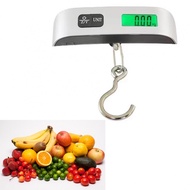 Portable 50kg Hanging Scale with LCD Display for Travel Baggage Weighing Tools