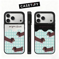 Grid Dog Cartoon Trendy Brand Case Mirror Magnetic Case Phone Case CH274