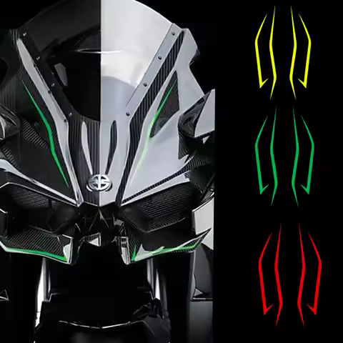 Motorcycle Fairing Sticker KAWASAKI Modified Decal Helmet decoration For Kawasaki Ninja 400 H2 H2SX