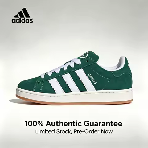 adidas Originals CAMPUS 00s Leather Comfortable Breathable Non-slip Durable Low-top Sneakers for Men