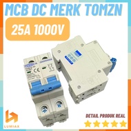MCB Tomzn DC 2P 1000V 25A MCB for Solar Panel Solar 25 Ampere 1KV 2 pole MCB