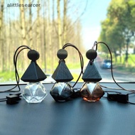 ali  1Pc ck Three Piece Set Beads Car Mounted Perfume Empty Bottle Pendant  Diffuser Rearview Mirror
