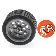 LEGO Technic EV3 56mm (Tire diameter) x 28mm (Tire width) Tire and Rim Set l RoboTiCa Robotic Learni