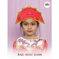 MERAH Red women's jambi hat