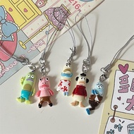 Ugly Cute Dumb Fish Mobile Phone Rope Fun Cute Cartoon Biqiburg Pendant Student Mini Bag Pendant Jew