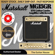 Marshall MG15GR Gold Series 15W Guitar Combo Amplifier with Reverb (MG15R) (MG15)