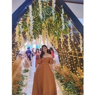 Butterfly/offshoulder dress/ wedding guest attire / civil wedding gown/ bridesmaid dress