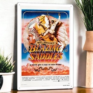 Shiny Saddle Movie Poster Tin Painting Various Types Metal Paintings 🇹🇼Made Made in Taiwan All Ready