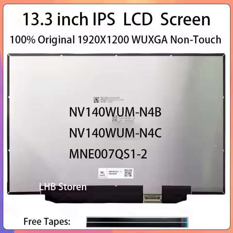 14.0'' IPS NV140WUM-N4B NV140WUM-N4C MNE007QS1-2 LCD Screen for HUAWEI MateBook D14 2023 2024 MDG-X 