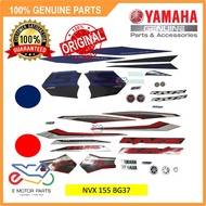 NVX GRAPHICS SET NVX155 STICKER RM7 DPBMC MNM3 BG37 BODY STRIPE RED BLUE GRAY [100% ORIGINAL YAMAHA 