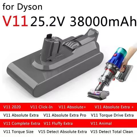 NEW STYIE for Dyson Vacuum 38000mAh 100.8Wh Battery For Dyson Torque Drive Extra V11 Complete Extra 