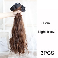 3 Chiếc Kẹp Tóc 60Cm Dài Tổng Hợp Gợn Sóng Nước Tóc Nối Xoăn Cho Nữ