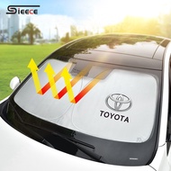 Sieece Car Window Sun Shade Windshield Visor Car Accessories For Toyota Wish Hiace Sienta Altis Harrier