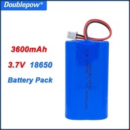 +3.7V Lithium Battery Pack 3600mAh 18650 Rechargeable Battery Pack Amplifier Speaker Protection Boar