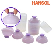 [Korean Product] Hansol Medical Silicone Cupping Set – 10 Pieces