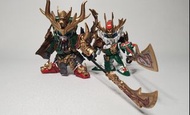 全塗裝完成品】高達 三國 Gundam Gunpla BB戰士 310 SD鋼彈三國傳 英雄激突篇 關平/關羽鋼彈（演者 S高達 / 輝麟牙）